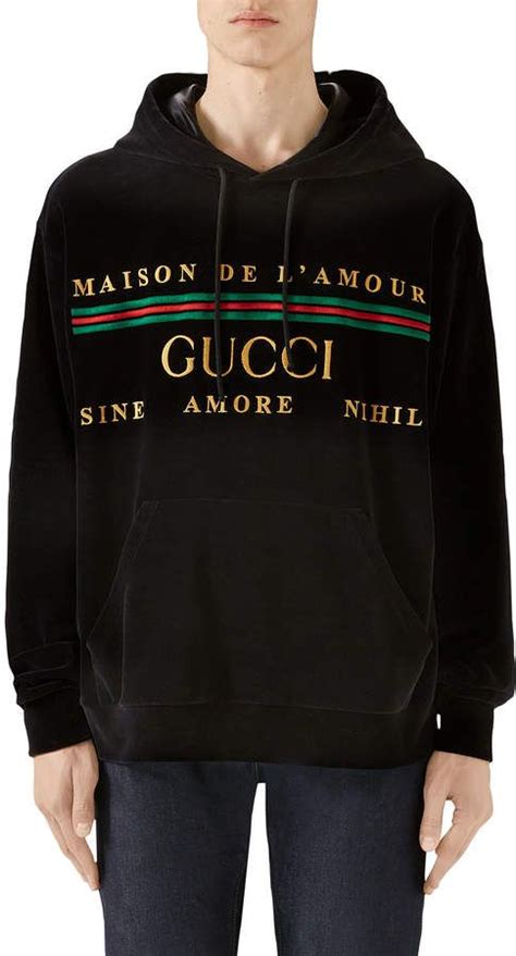 gucci reversible sweater|Gucci velour sweatsuit.